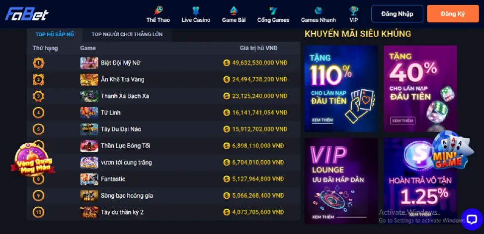 Tính năng nổi bật game bắn cá shbet88 nổ hũ